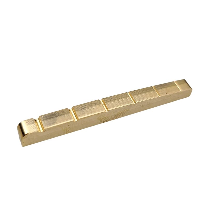 Kaynes 43mm Guitar Nut Brass Nuts Replacement for Fender Stratocaster Strat ST Telecaster Tele TL Style Electric or Acoustic Guitar (43 * 3.5MM) - Image 1